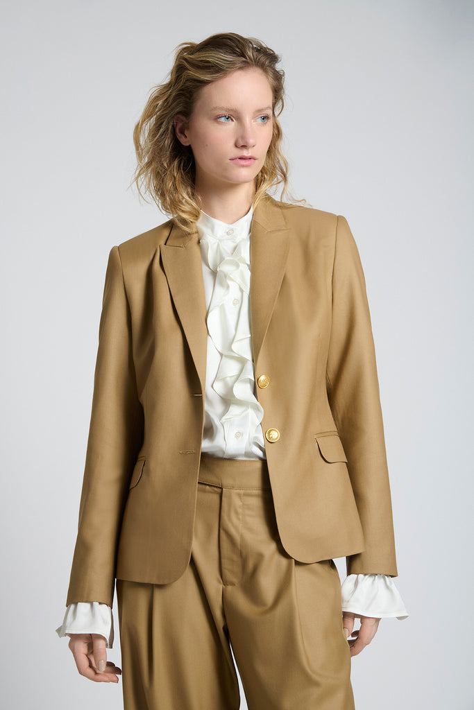 Blazer New Paris Lana Super 140 Camel