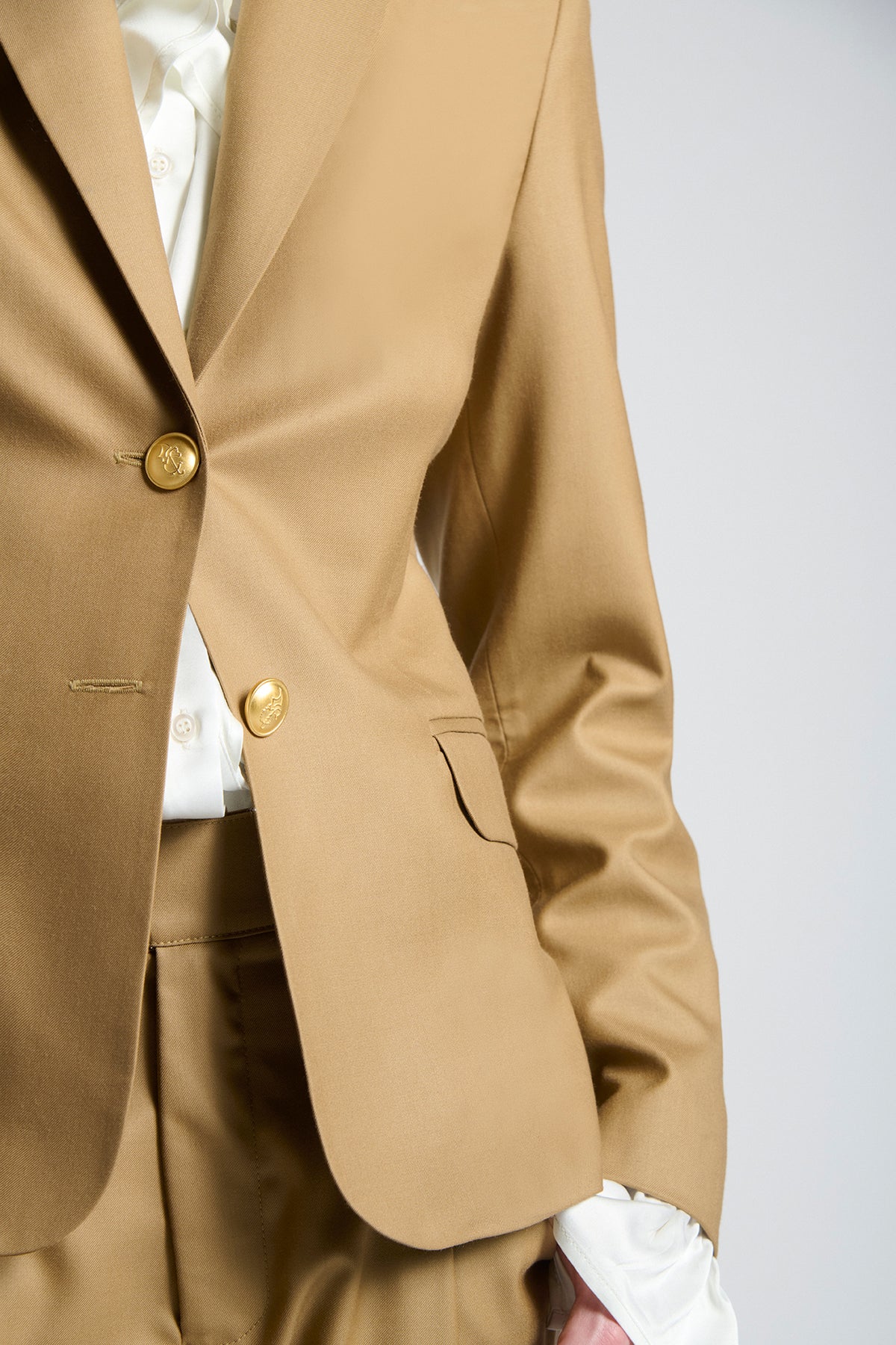 Blazer New Paris Lana Super 140 Camel - XS