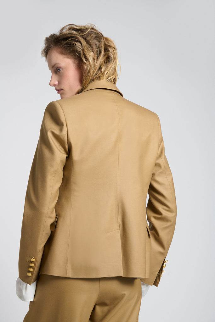 Blazer New Paris Lana Super 140 Camel