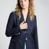 Blazer New Paris Lana Super 140 Azul Marino