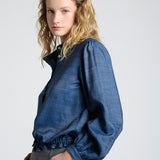 Blusa Mia Manga Larga Denim