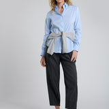 Camisa Button - Down Celeste