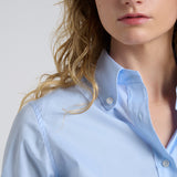 Camisa Button - Down Celeste