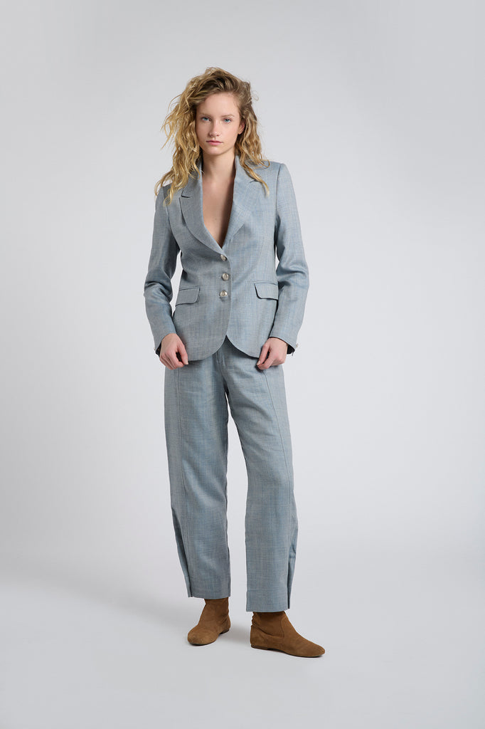 Blazer Tánger Espiga Celeste