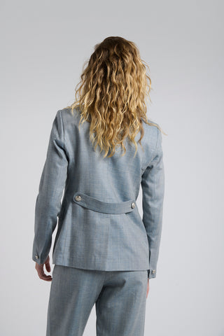 Blazer Tánger Espiga Celeste