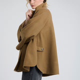 Chaquetón Zurich Lana Espiga Camel