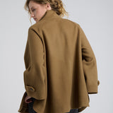 Chaquetón Zurich Lana Espiga Camel