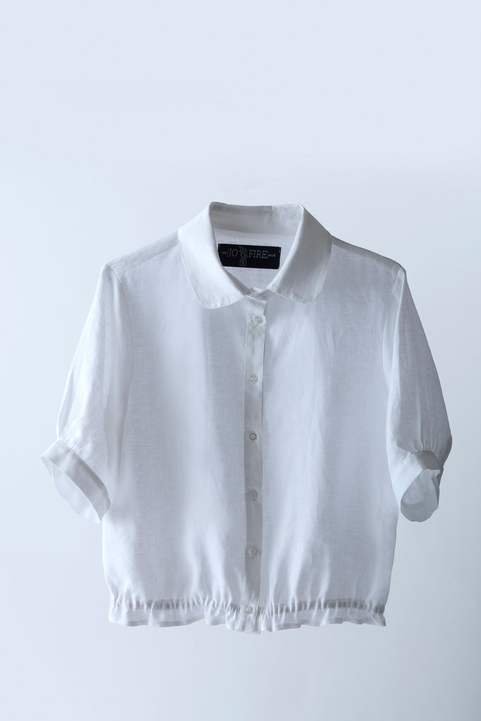 Blusa Mia Lino Blanco