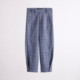 Pantalón Luna Lana Cuadrille Celeste