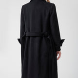 Abrigo Kate Lana Virgen Negro