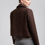 Chaqueta Berna Lana Chocolate