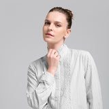 Camisa Julieta Rayada Gris