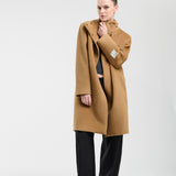 Abrigo Chicago Lana Virgen Camel