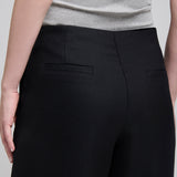 Pantalón Gala Lana Tramada Negra