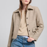 Chaqueta Berna Lana Crudo