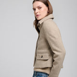 Chaqueta Berna Lana Crudo