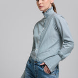 Camisa Adelaida Rayada Verde