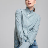 Camisa Adelaida Rayada Verde