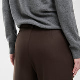 Pantalón Luna Lana Tramada Chocolate