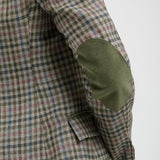 Blazer New Paris Lana Cuadrille Verde y Rosa con Codera