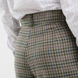 Camisa Ester Blanca Cuadro Azul