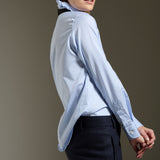 Camisa Eloise Rayada Celeste