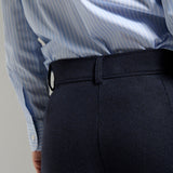 Pantalón Luna Lana Sal y Pimienta Azul y Negro