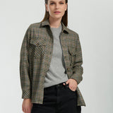Camisa Aspen Cuadrille Verde y Rosa