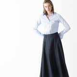 Pollera Sofía Rayada Azul