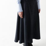 Pollera Sofía Rayada Azul