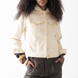 Chaqueta Kika Cotelé Crudo