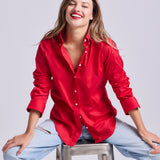 Camisa Button - Down Roja