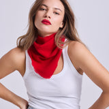 Bufanda Triangular Cashmere Rojo