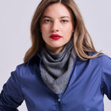 Bufanda Triangular Cashmere Gris Oscuro