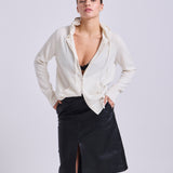 Hooded Zip Cashmere Crudo