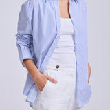 Camisa Luz Rayada Azul