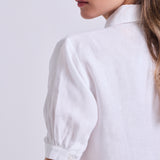 Blusa Mia Vuelos Lino Blanco
