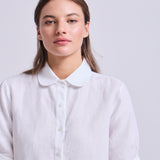 Blusa Mia Vuelos Lino Blanco
