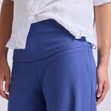 Pantalón Bruna Cupro Marina