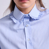Camisa Eloise Rayada Celeste