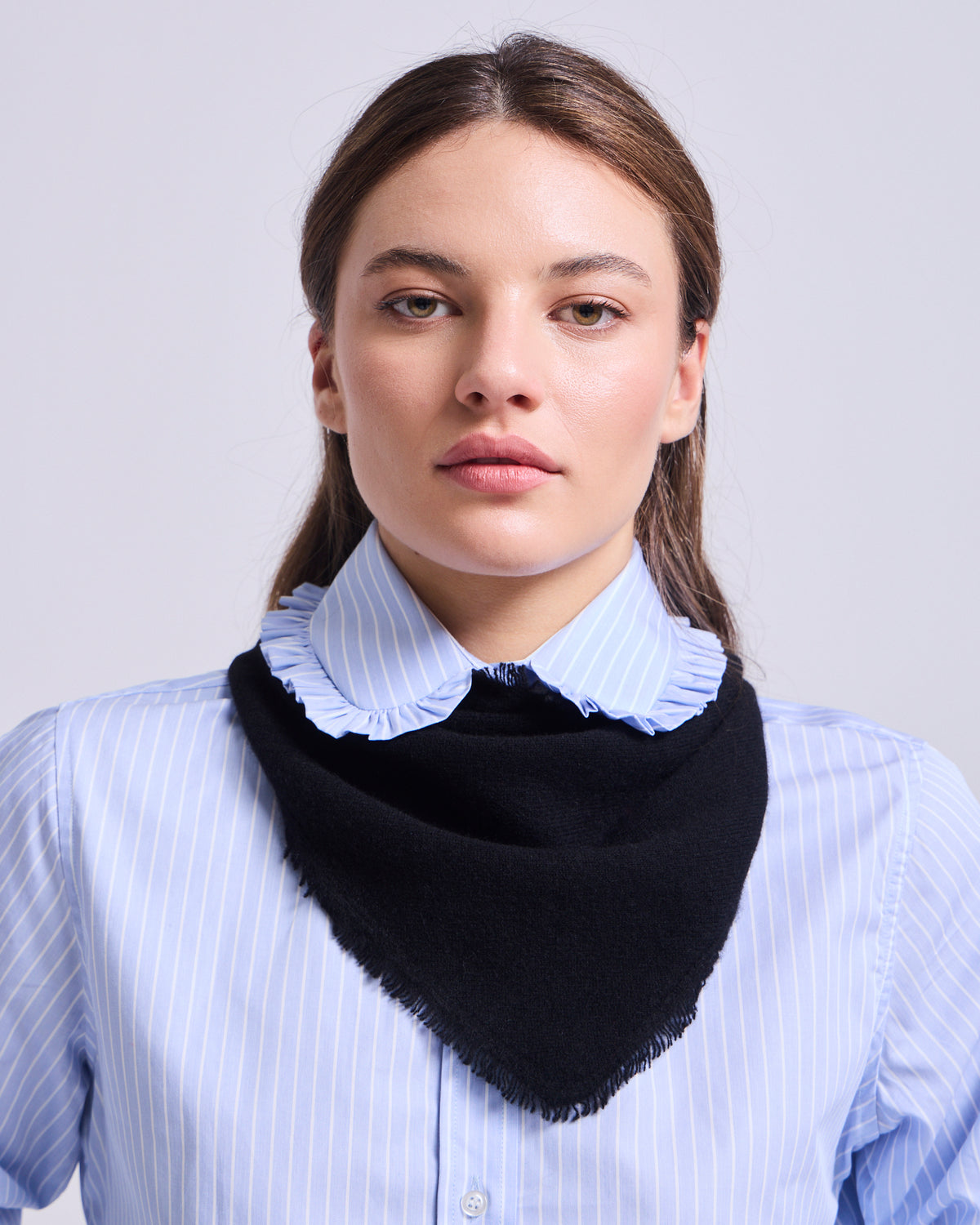 Bufanda Triangular Cashmere Negro - U