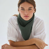 Bufanda Triangular Cashmere Matcha