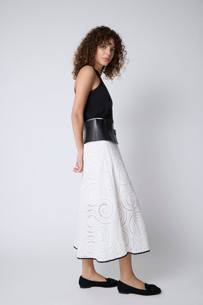 Pollera Broderie Círculos