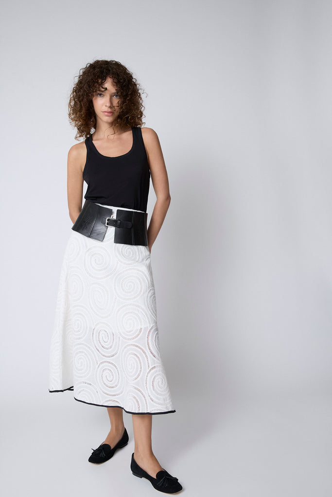 Pollera Broderie Círculos