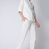Camisa Valentina Lino Formentera Blanco