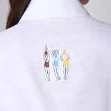 Camisa Maria Lino Blanca