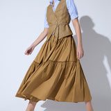 Gilet Octavia Lino Formentera Tostado