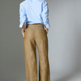 Pantalón George Lino Formentera Tostado
