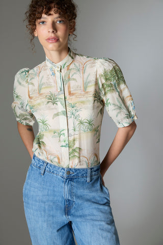 Blusa Laura Voile Botánico