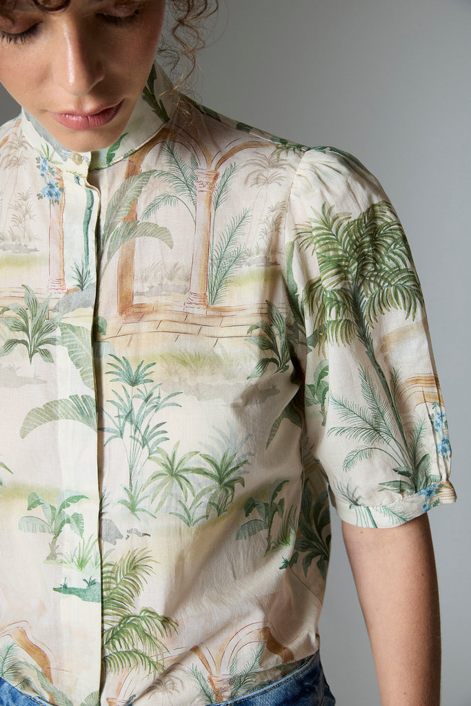 Blusa Laura Voile Botánico